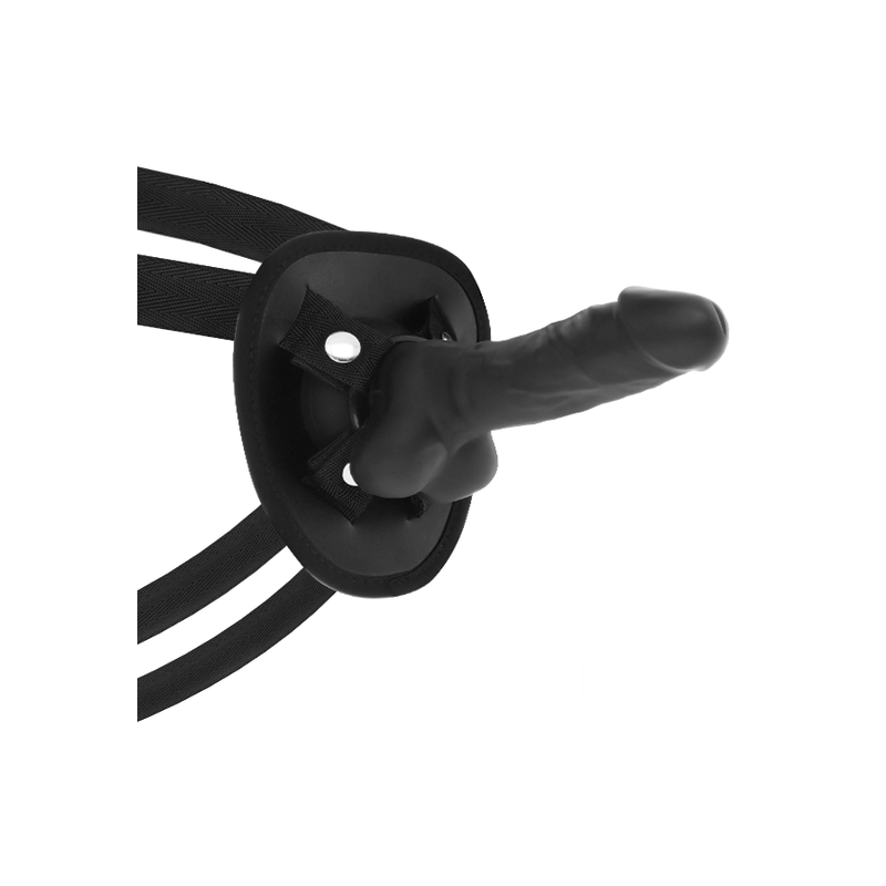 COCK MILLER - HARNESS + SILICONE DENSITY COCKSIL ARTICULABLE BLACK 13 CM COCK MILLER - 3