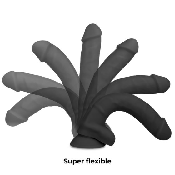 COCK MILLER - HARNESS + SILICONE DENSITY COCKSIL ARTICULABLE BLACK 13 CM COCK MILLER - 5