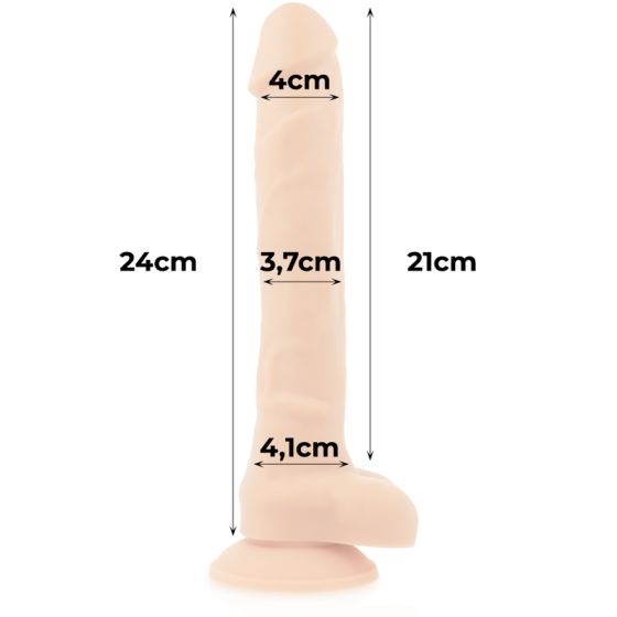COCK MILLER - HARNESS + SILICONE DENSITY ARTICULABLE COCKSIL 24 CM COCK MILLER - 10