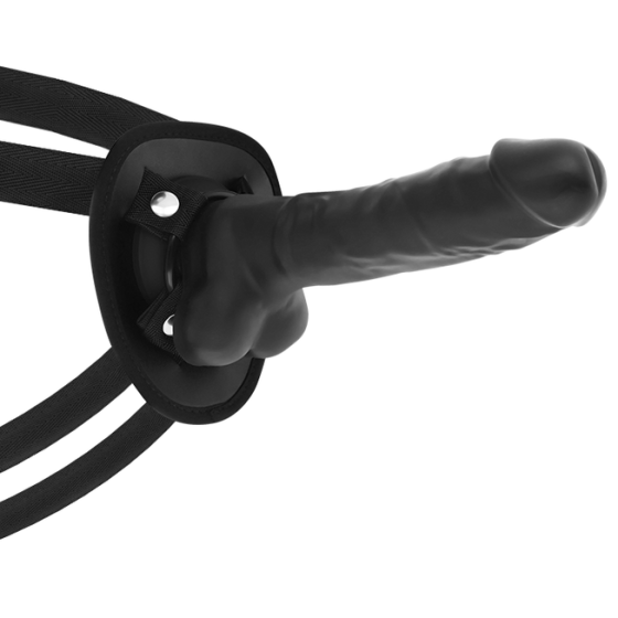 COCK MILLER - HARNESS + SILICONE DENSITY ARTICULABLE COCKSIL BLACK 18 CM COCK MILLER - 3