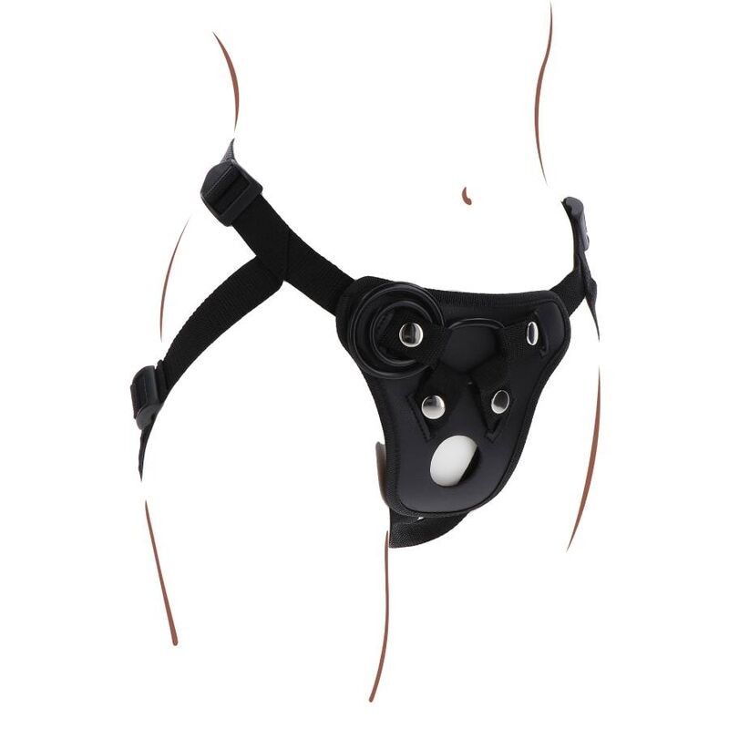 GET REAL - STRAP-ON PLEASURE HARNESS BLACK GET REAL - 6