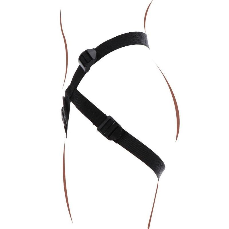 GET REAL - STRAP-ON PLEASURE HARNESS BLACK GET REAL - 7