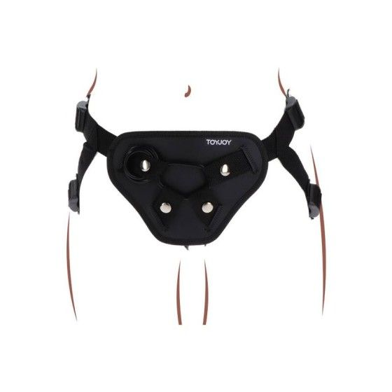 GET REAL - STRAP-ON DELUXE HARNESS BLACK GET REAL - 4