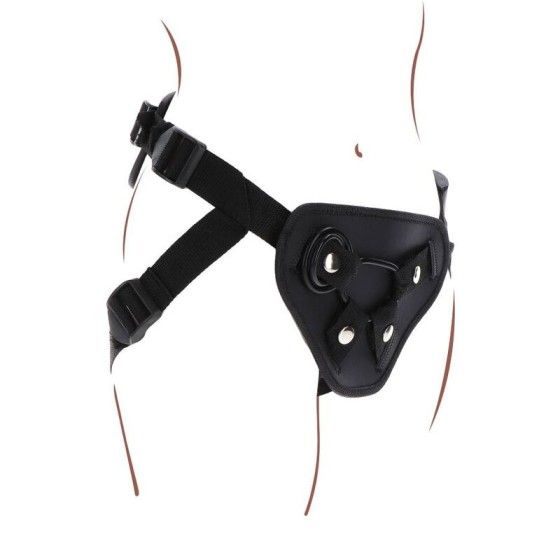 GET REAL - STRAP-ON DELUXE HARNESS BLACK GET REAL - 6