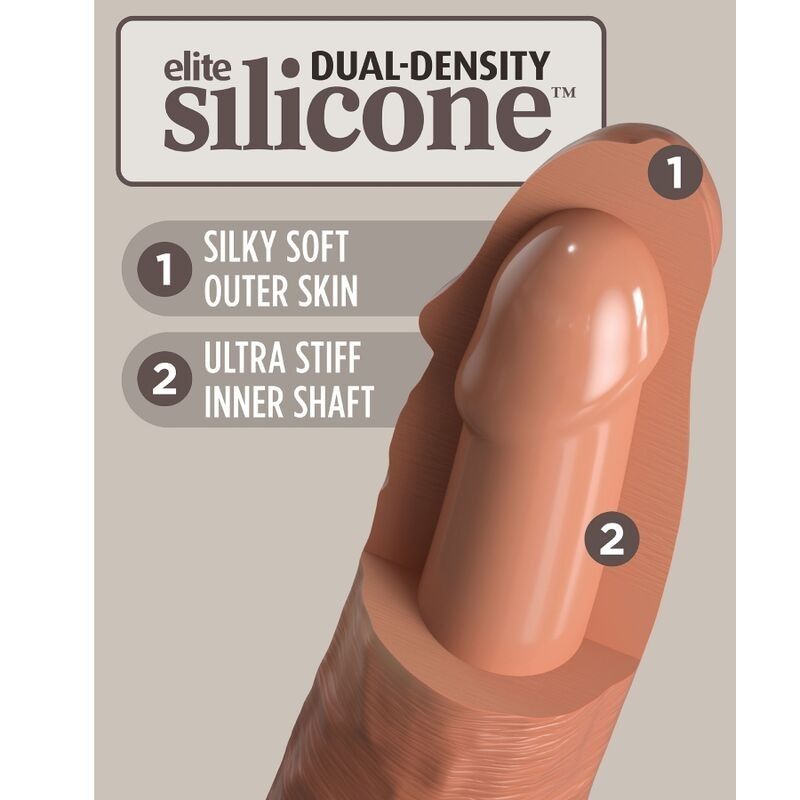 KING COCK - ELITE COMFY ADJUSTABLE HARNESS WITH DILDO 17.8 CM KING COCK - 9