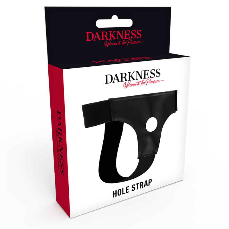 DARKNESS - HARNESS WITH HOLE ONE SIZE DARKNESS SENSATIONS - 3