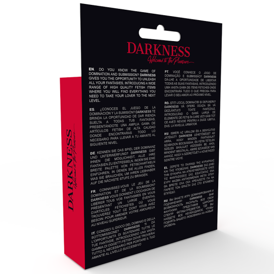 DARKNESS - HARNESS WITH HOLE ONE SIZE DARKNESS SENSATIONS - 4
