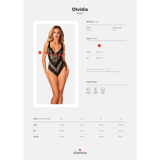 OBSESSIVE - OLVIDIA TEDDY XS/S OBSESSIVE TEDDIES - 5