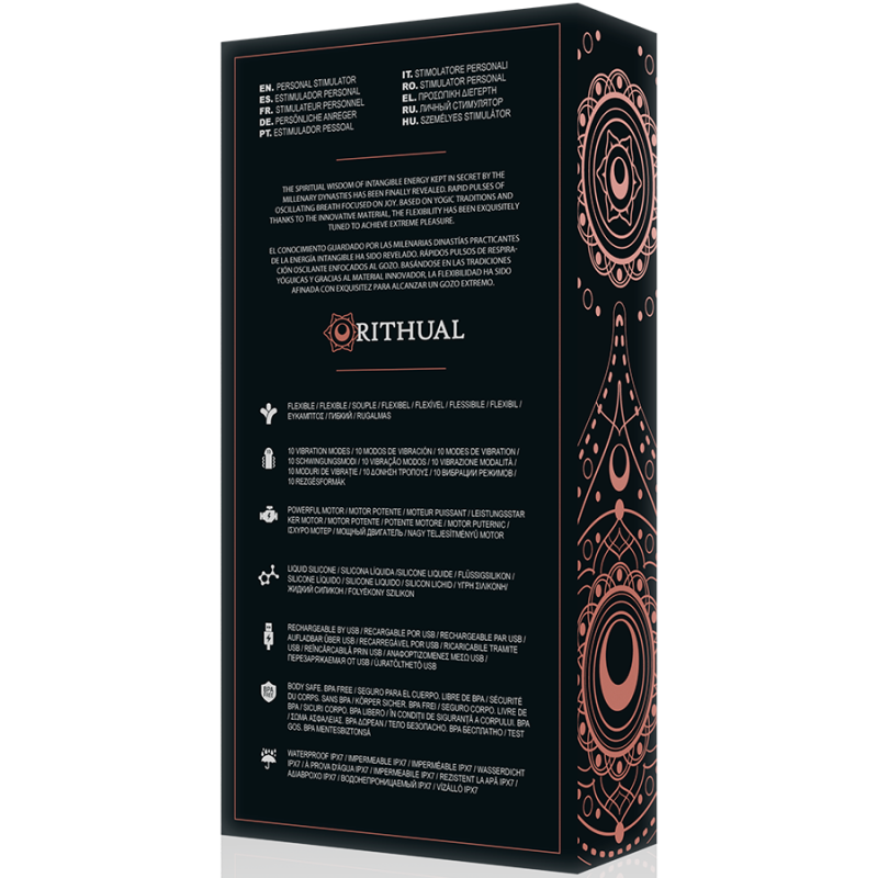 RITHUAL - KRIYA STIMULAODR RECHARGEABLE G-POINT BLACK RITHUAL - 11