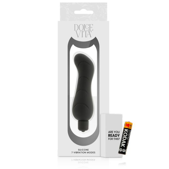 DOLCE VITA - G-SPOT BLACK SILICONE DOLCE VITA - 5