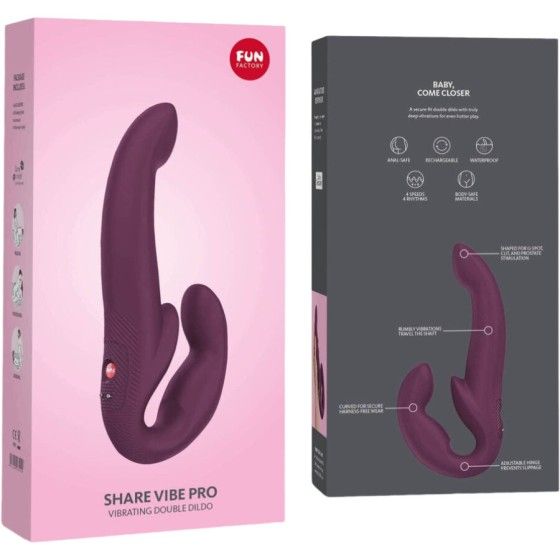 FUN FACTORY - SHARE VIBE PRO DOUBLE VIBRATOR VIOLET FUN FACTORY - 3