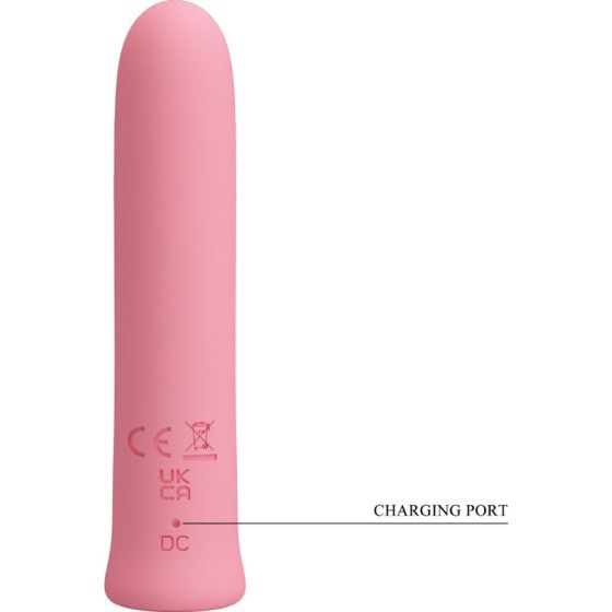 PRETTY LOVE - CURTIS MINI SUPER POWER VIBRATOR 12 PINK SILICONE VIBRATIONS PRETTY LOVE FLIRTATION - 4