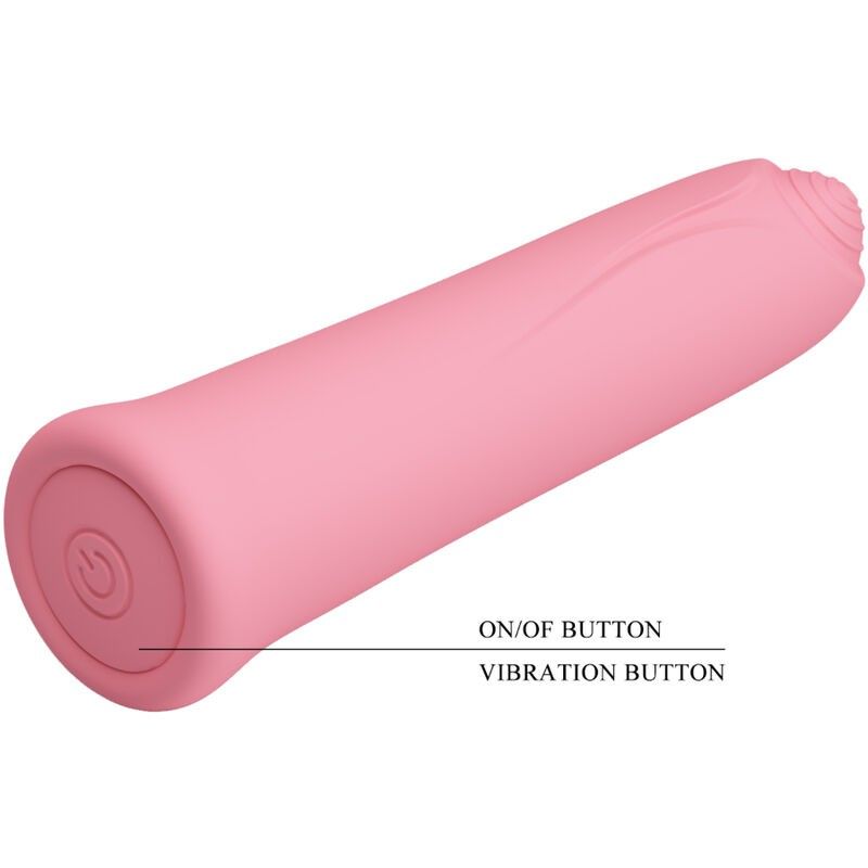 PRETTY LOVE - CURTIS MINI SUPER POWER VIBRATOR 12 PINK SILICONE VIBRATIONS PRETTY LOVE FLIRTATION - 7