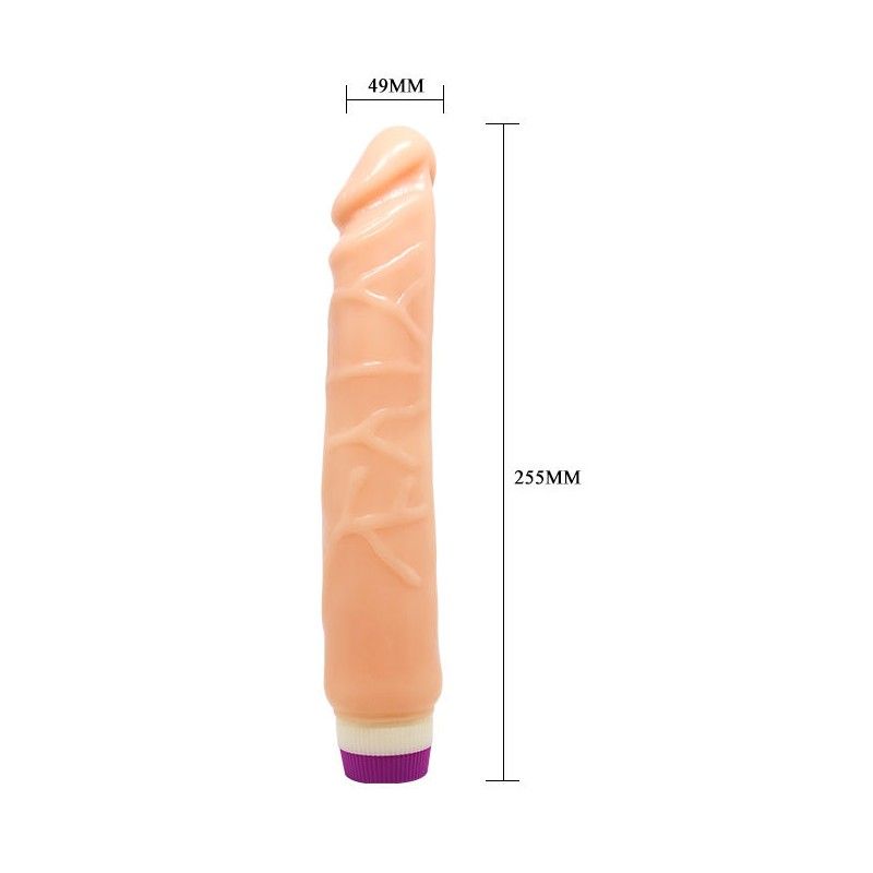 BAILE - WAVES OF PLEASURE REALISTIC VIBRATING 25.5 CM BAILE VIBRATORS - 3