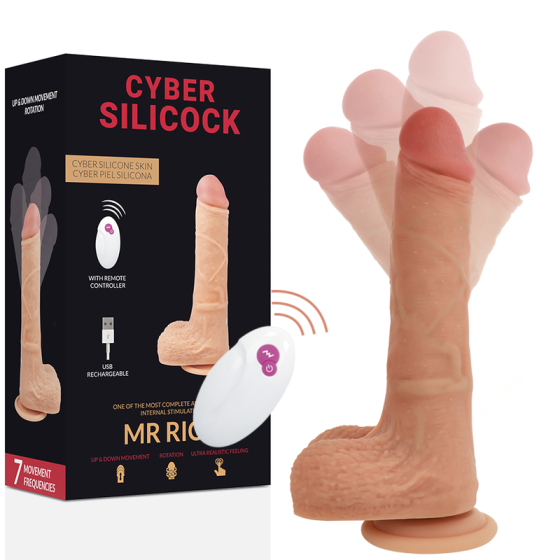 CYBER SILICOCK - REMOTE CONTROL REALISTIC MR RICK 20.9 CM -O- 4 CM CYBER SILICOCK - 5