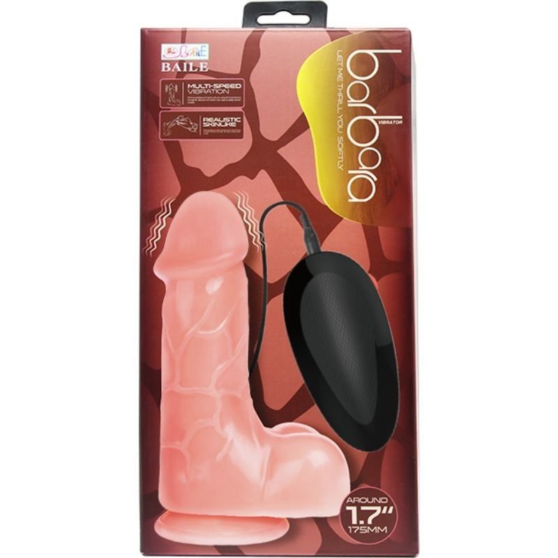 BAILE - NATURAL BARBARA REALISTIC VIBRATOR BAILE VIBRATORS - 5