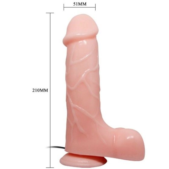 BAILE - NATURAL BARBARA REALISTIC VIBRATOR 21 CM BAILE VIBRATORS - 6