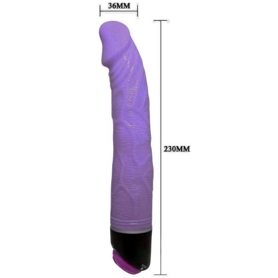 BAILE - ADOUR CLUB REALISTIC VIBRATOR 23 CM LILAC BAILE VIBRATORS - 3