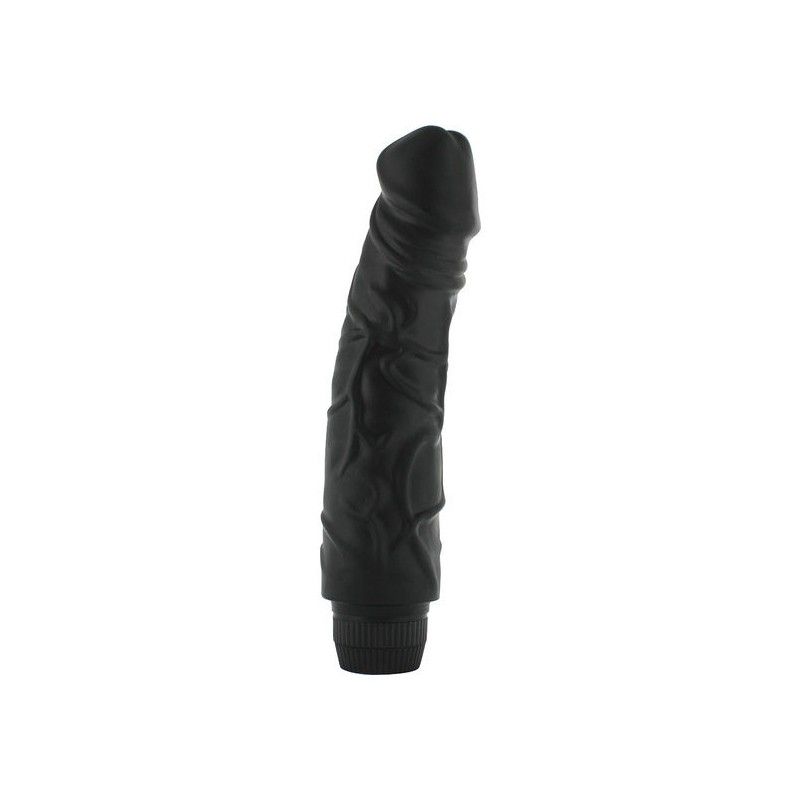 SEVEN CREATIONS - PERFECT PLEASURES BLACK VIBRATOR 22 CM SEVEN CREATIONS - 1