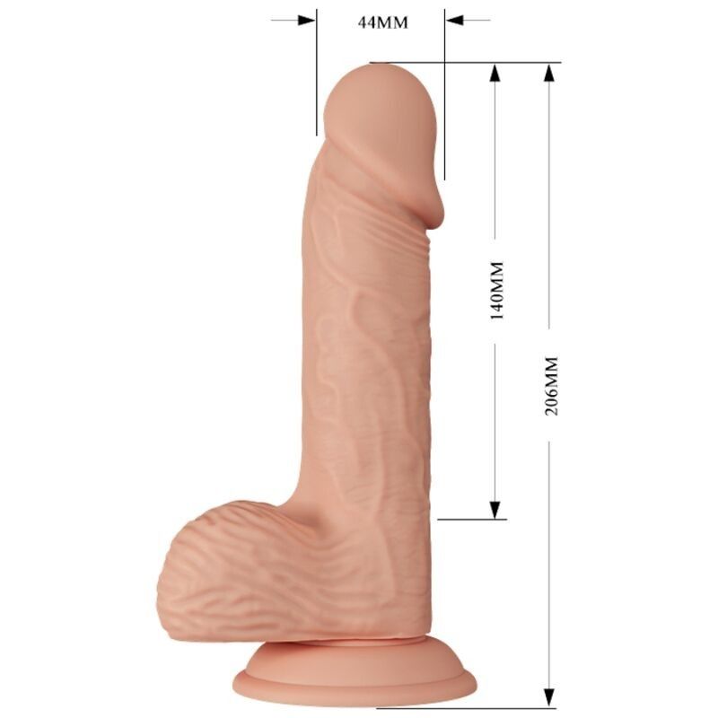 BAILE - BEAUTIFUL ENCOUNTER VIBRATION CATOBLEPAS 20.6 CM NATURAL BAILE DILDOS - 6