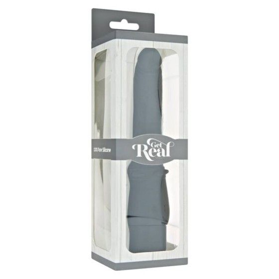 GET REAL - CLASSIC SMOOTH VIBRATOR BLACK GET REAL - 3