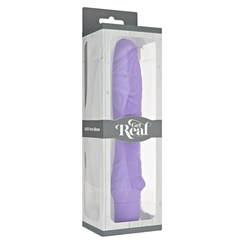 GET REAL - CLASSIC LARGE PURPLE VIBRATOR GET REAL - 3