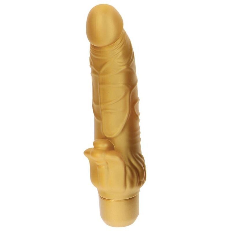 GET REAL - GOLD DICKER STIM VIBRATOR GOLD GET REAL - 3