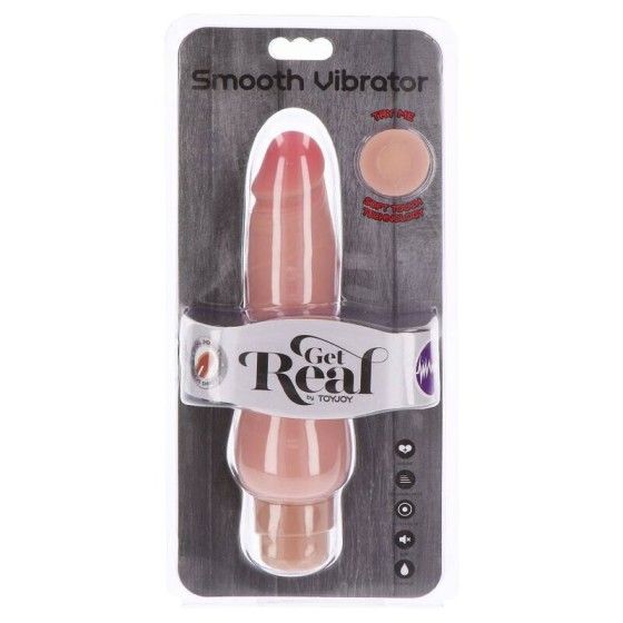 GET REAL - DUAL DENSITY SMOOTH VIBRATOR SKIN GET REAL - 4