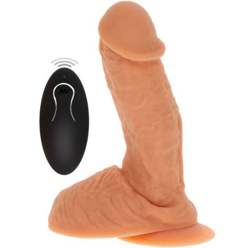 GET REAL - SILICONE VIBRATING DILDO SKIN GET REAL - 1