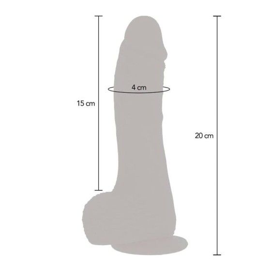GET REAL - UP&DOWN ROTATING VIBR DILDO SKIN GET REAL - 5