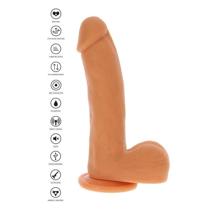 GET REAL - MAGNETIC PULSE TRUSTING DILDO SKIN GET REAL - 4