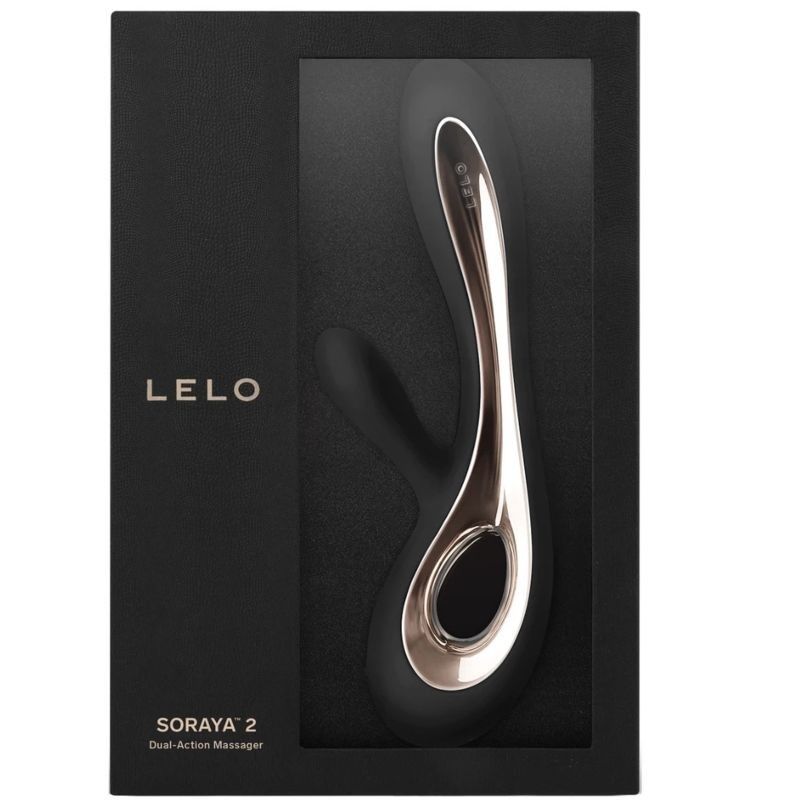 LELO - SORAYA 2 BLACK RABBIT VIBRATOR LELO - 3