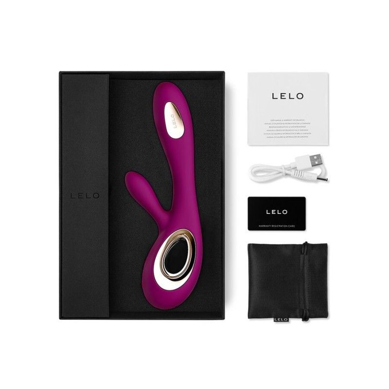 LELO - SORAYA WAVE VIBRATOR RABBIT PURPLE LELO - 3