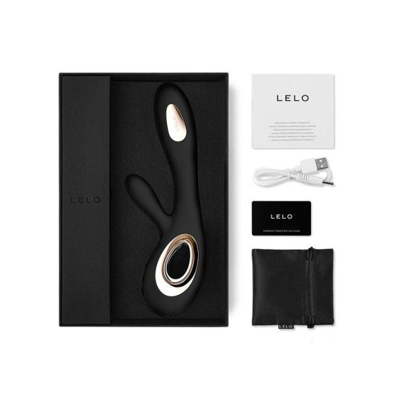 LELO - SORAYA WAVE VIBRATOR RABBIT BLACK LELO - 4