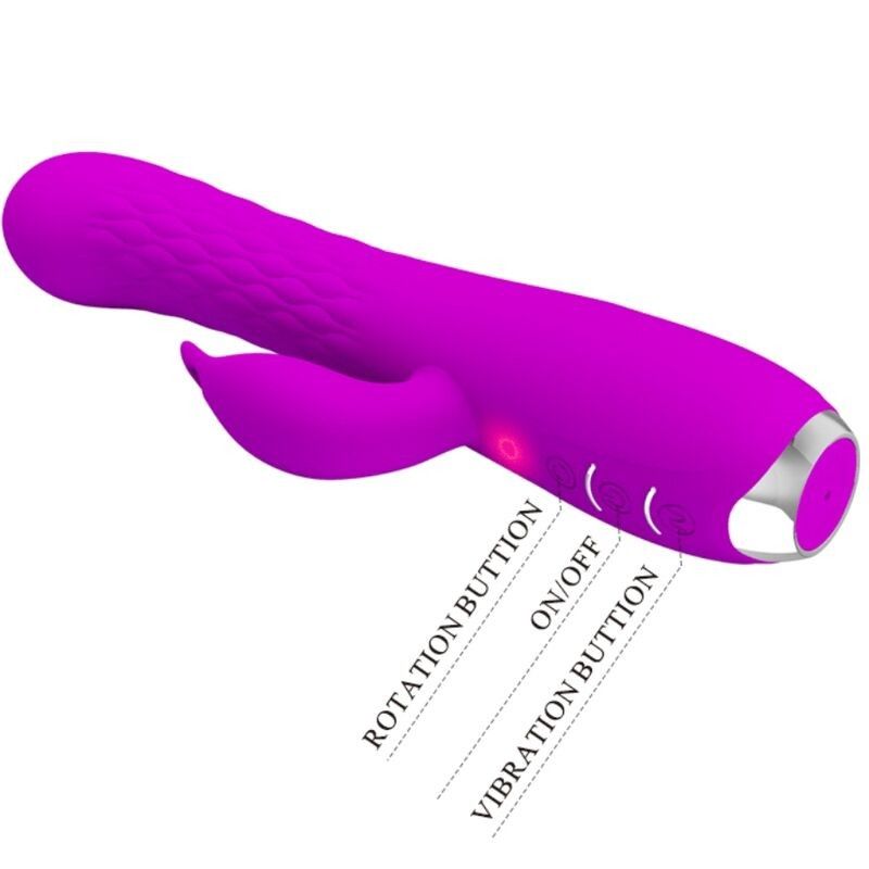 PRETTY LOVE - MOLLY VIBRATOR WITH RECHARGEABLE ROTATION PRETTY LOVE SMART - 5