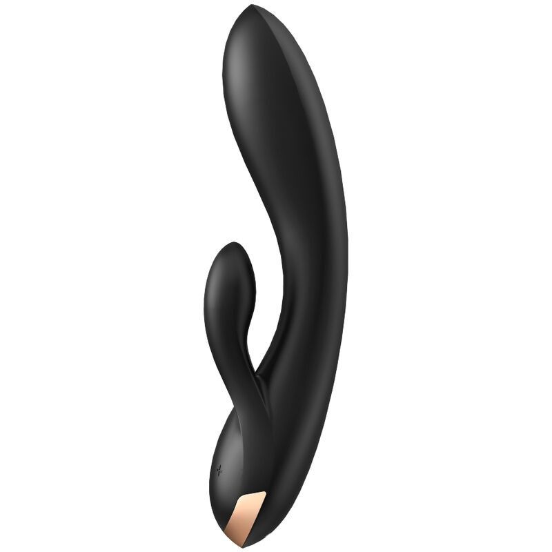 SATISFYER - DOUBLE FLEX VIBRATOR APP BLACK SATISFYER CONNECT - 2