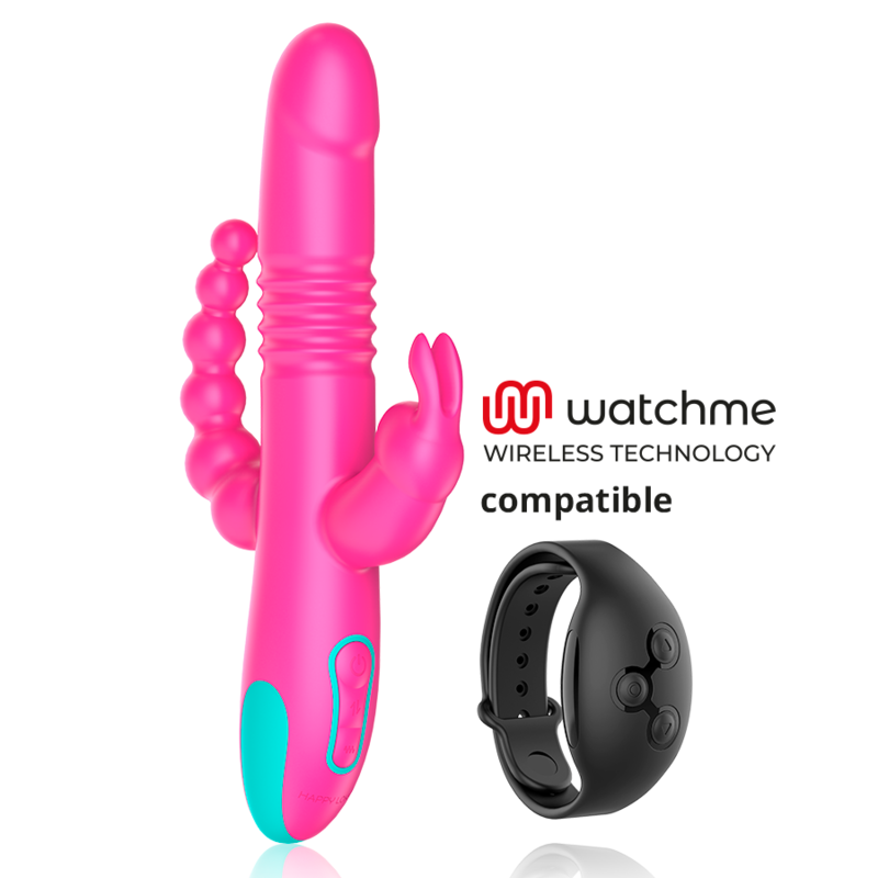 HAPPY LOKY - DONALD TRIPLE STIMULATION: ANAL, G-SPOT & CLITORAL WATCHME WIRELESS TECHNOLOGY COMPATIBLE HAPPY LOKY - 2