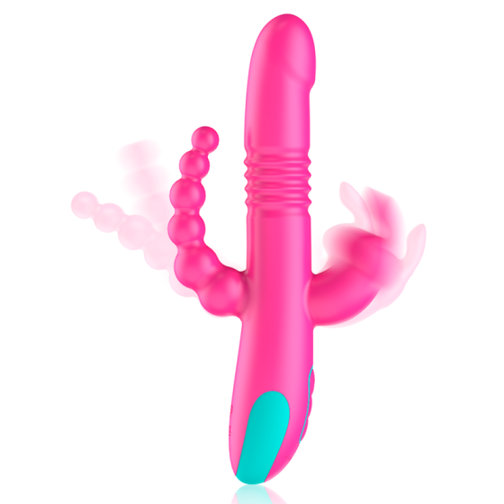 HAPPY LOKY - DONALD TRIPLE STIMULATION: ANAL, G-SPOT & CLITORAL WATCHME WIRELESS TECHNOLOGY COMPATIBLE HAPPY LOKY - 3