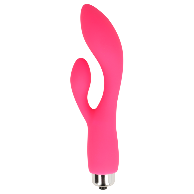 OHMAMA - VIBRATOR WITH RABBIT 12.5 CM PINK OHMAMA VIBRATORS - 1