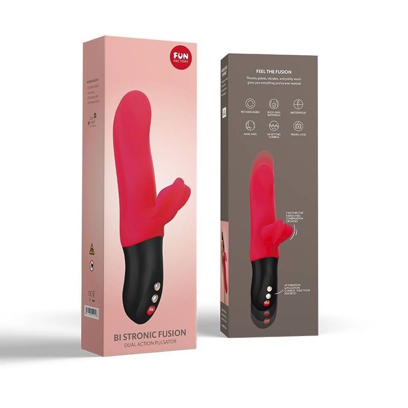 FUN FACTORY - BI STRONIC FUSION DUAL PULSATOR INDIA RED FUN FACTORY - 2