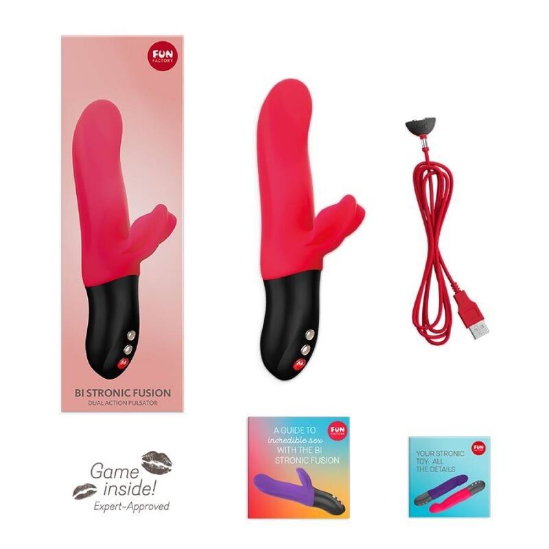 FUN FACTORY - BI STRONIC FUSION DUAL PULSATOR INDIA RED FUN FACTORY - 8