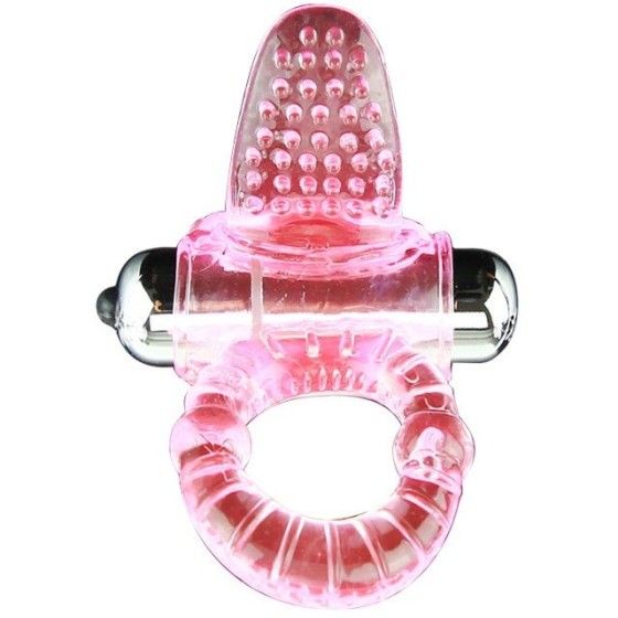 BAILE - SWEET ABS 10 RHYTHMS RING PINK VIBRATOR PENIS RING BAILE FOR HIM - 1