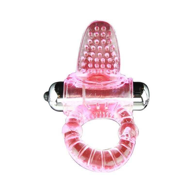 BAILE - SWEET ABS 10 RHYTHMS RING PINK VIBRATOR PENIS RING BAILE FOR HIM - 1