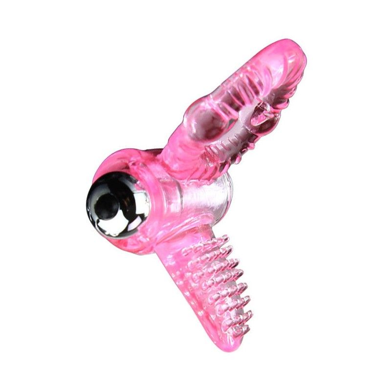 BAILE - SWEET ABS 10 RHYTHMS RING PINK VIBRATOR PENIS RING BAILE FOR HIM - 2