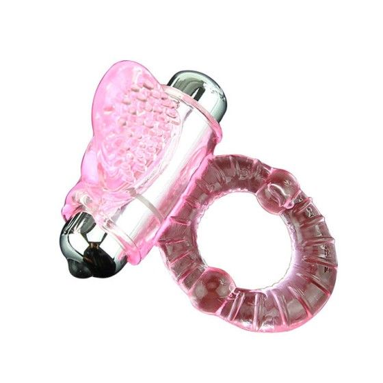 BAILE - SWEET ABS 10 RHYTHMS RING PINK VIBRATOR PENIS RING BAILE FOR HIM - 3