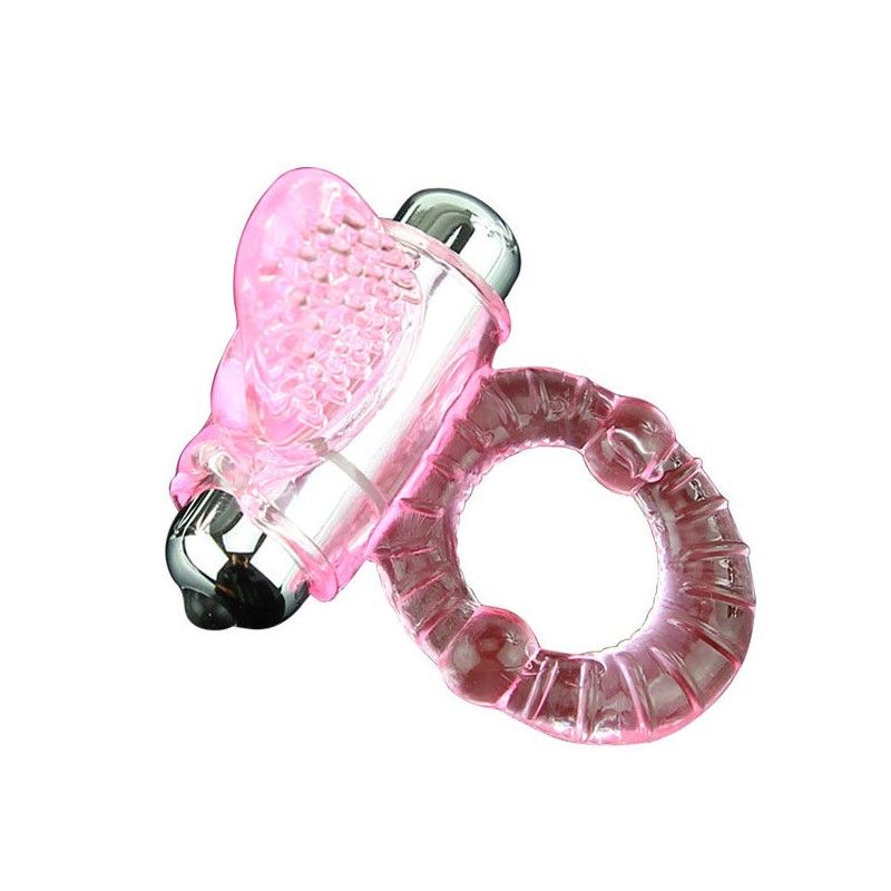 BAILE - SWEET ABS 10 RHYTHMS RING PINK VIBRATOR PENIS RING BAILE FOR HIM - 3