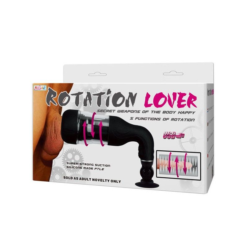 BAILE - ROTATION LOVER AUTOMATIC MASTURBATOR WITH SUPPORT BAILE FOR HIM - 13