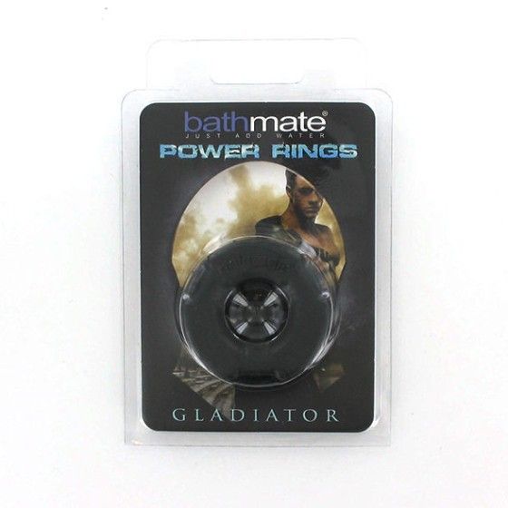 BATHMATE - BLACK GLADIATOR PENIS RING BATHMATE - 1
