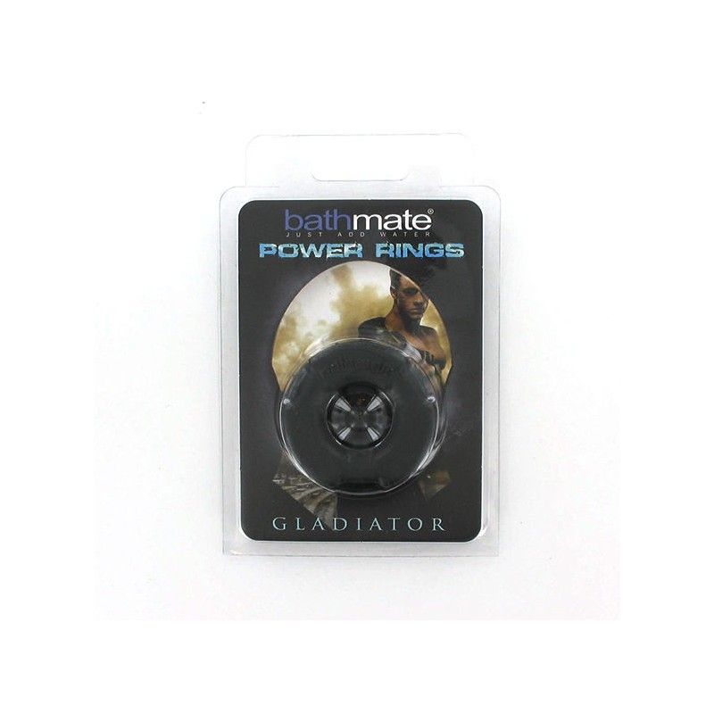 BATHMATE - BLACK GLADIATOR PENIS RING BATHMATE - 1