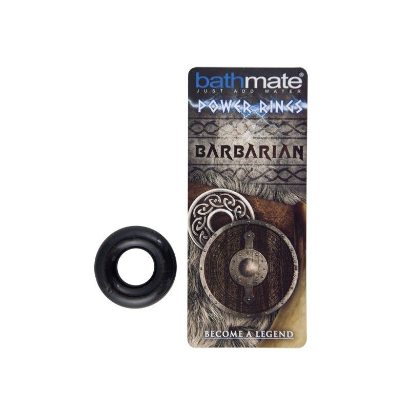 BATHMATE - BARBARIAN BLACK PENIS RING BATHMATE - 2